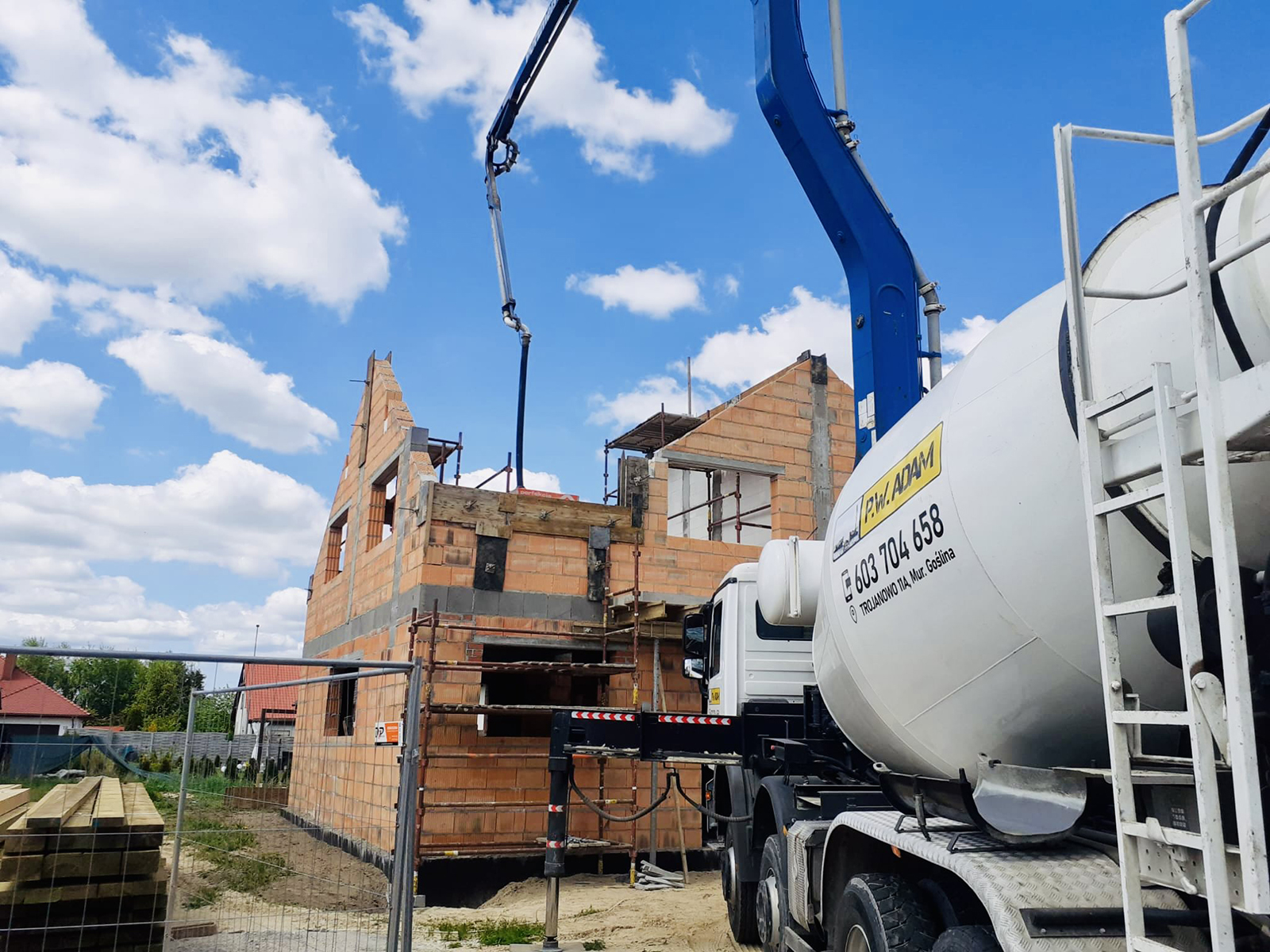 Beton towarowy na zalewanie stropu PW Adam Trojanowo